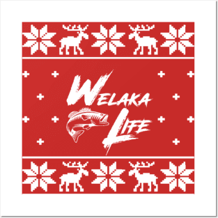 Welaka Life Ugly Christmas Logo Posters and Art